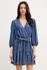 Sukienka Boss Orange  niebieska 50559071