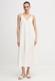 Sukienka DKNY  beżowa DJ6D9162