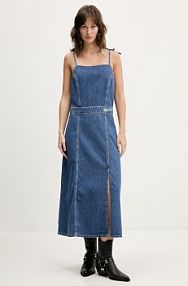 Sukienka jeansowa Karl Lagerfeld Jeans  niebieska B2W13055