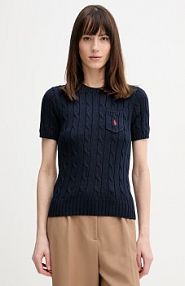 Sweter Polo Ralph Lauren  granatowy damski 211971873