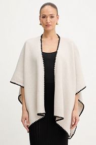 Ponczo Morgan  beżowe 5SIMO