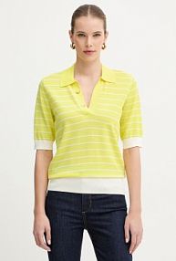 Koszulka polo Liu Jo  żółta damska TA6215.MS55N