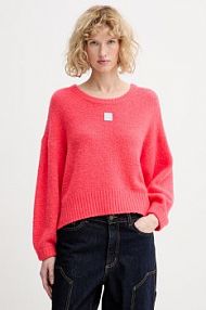 Sweter American vintage  pomarańczowy damski EAST18VC