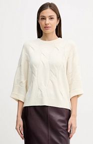 Sweter United Colors of Benetton  beżowy damski 10K1D10FE