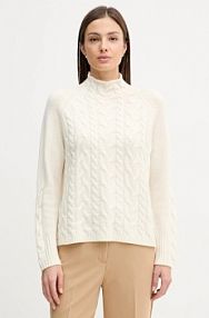 Sweter United Colors of Benetton  beżowy damski 10K1D204G