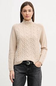 Sweter United Colors of Benetton  beżowy damski 10K1D204G