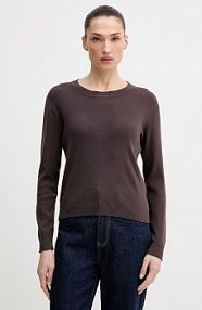 Sweter United Colors of Benetton  brązowy damski 1C19D10FV