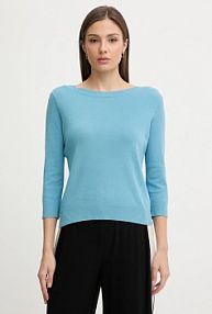 Sweter United Colors of Benetton  niebieski damski 1C19D10G1