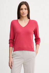 Sweter United Colors of Benetton  czerwony damski 1C19D403N