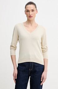 Sweter United Colors of Benetton  beżowy damski 1C19D403N