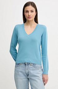 Sweter United Colors of Benetton  niebieski damski 1C19D403N