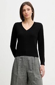 Sweter United Colors of Benetton  czarny damski 1C19D403N