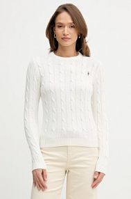 Sweter U.S. Polo Assn.  beżowy damski WUP0398