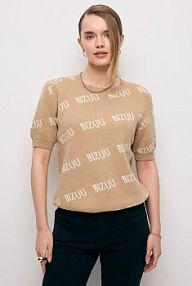 Sweter BIZUU  beżowy damski AYLE.BEZOWY