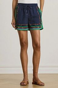 Szorty Lauren Ralph Lauren  niebieskie damskie 200B20822