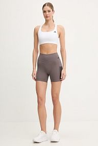 Szorty sportowe adidas performance  brązowe JZ1099