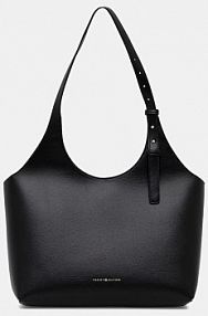 Torebka shopperka Tommy Hilfiger  czarna AW0AW18232