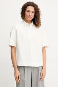Koszulka polo MM by Max Mara  biała damska 2526956027600