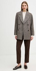 Płaszcz Twinset  brązowy damski 252TT2031