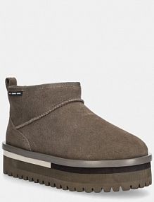 Śniegowce Tommy Jeans  zielone damskie EN0EN02841