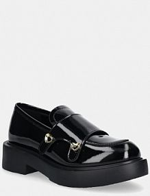 Mokasyny Love Moschino  czarne damskie JA10104G1NIH0