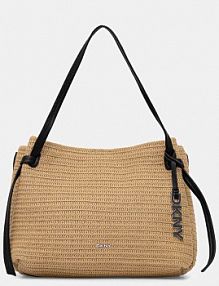Torebka shopperka DKNY  beżowa R61ADN78