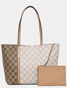 Torebka shopperka DKNY  beżowa R61A6G54