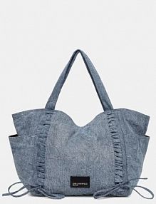Torebka shopperka Karl Lagerfeld Jeans  niebieska B2W50054