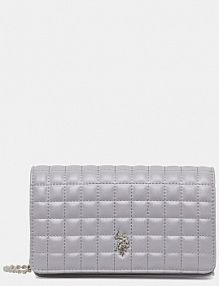 Torebka U.S. Polo Assn.  szara BEUQC9089WVP