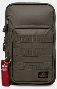Saszetka na ramię alpha industries  zielona damska 266944