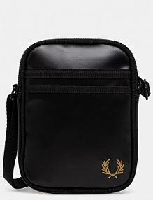 Saszetka na ramię Fred Perry  czarna damska L2166