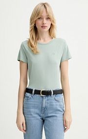 T-shirt Boss  zielony damski 50555071