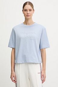 T-shirt Guess  niebieski damski V6RI09.I3Z14