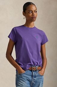 T-shirt Polo Ralph Lauren  fioletowy damski 211B14605