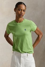 T-shirt Polo Ralph Lauren  zielony damski 211B14605