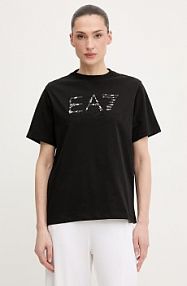 T-shirt EA7 Emporio Armani  czarny damski AF21636.7W001