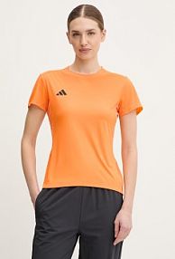 T-shirt adidas performance  pomarańczowy damski KA2945
