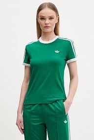 T-shirt adidas Originals  zielony damski KD3681