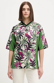 T-shirt Adidas  zielony damski KD4628