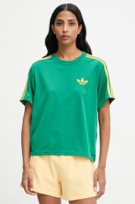 T-shirt adidas Originals  zielony damski KD5571
