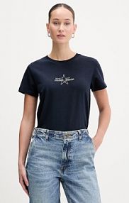 T-shirt Guess Jeans  granatowy damski W6RI18.J1314