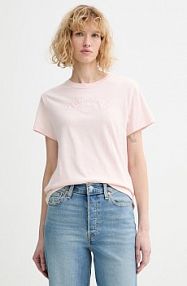 T-shirt Levi's  różowy damski 005GV