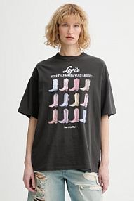 T-shirt Levi's  szary damski A4924.0115