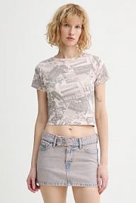 T-shirt Levi's  różowy damski A8798.0105