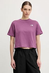 T-shirt The North Face  fioletowy damski NF0A8FDHG4Y1