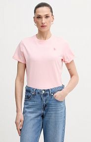 T-shirt U.S. Polo Assn.  różowy damski WUP0634