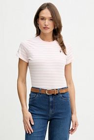 T-shirt U.S. Polo Assn.  różowy damski WUP1308