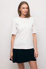 T-shirt BIZUU MELISA.kremowy biały