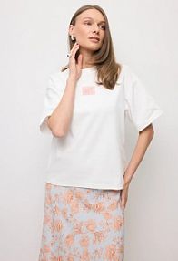 T-shirt BIZUU PARADISO.kremowy biały