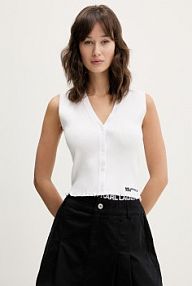Top Karl Lagerfeld Jeans  biały damski B2W18024